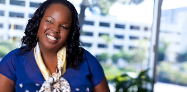 Massage therapy student in Long Beach